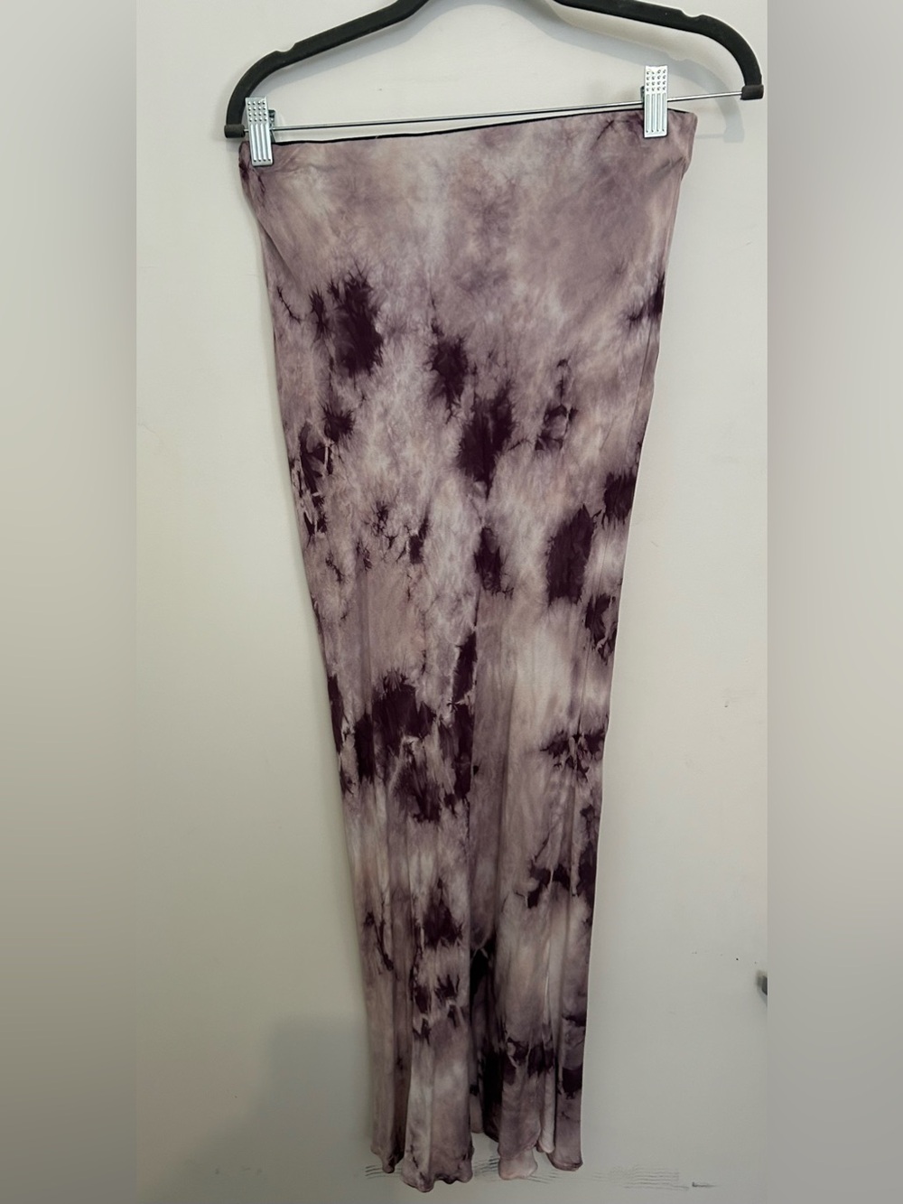 Vici Purple Tie-Dye Midi Skirt